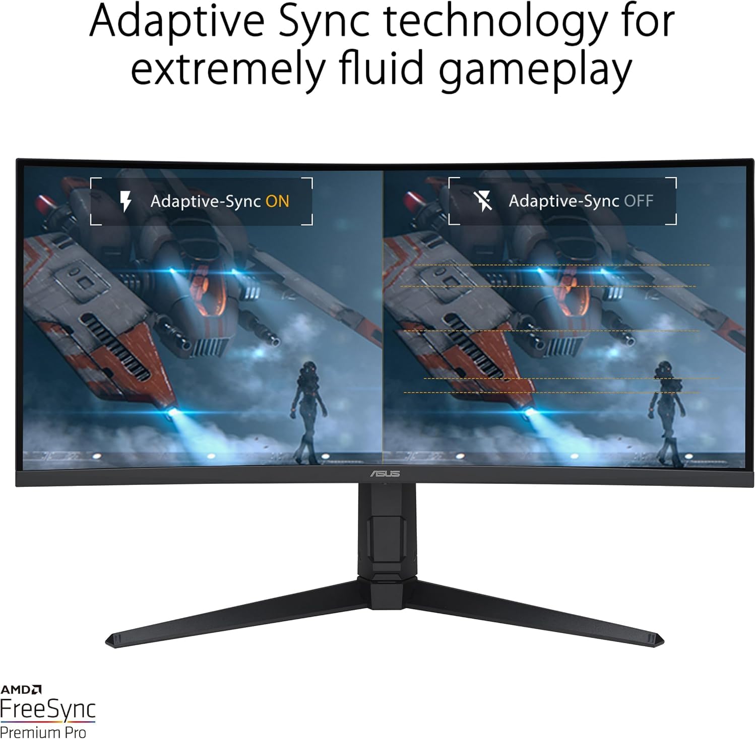 ASUS TUF Gaming 34” 1440P 1500R Curved Monitor (VG34VQL3A) - QHD